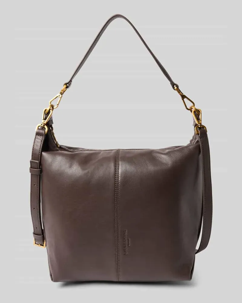 Liebeskind Hand Bag mit Logo-Prägung Modell 'Paris Dunkelbraun
