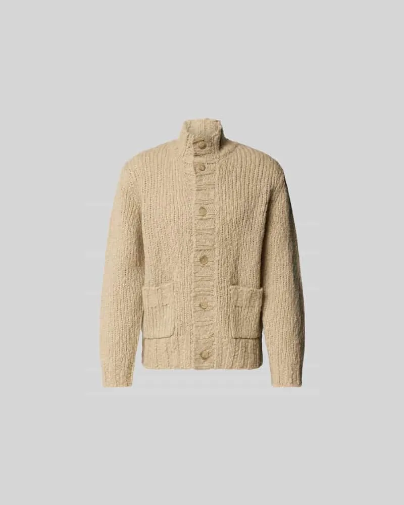 Closed Strickjacke mit Knopfleiste Beige