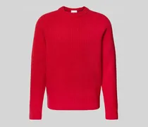 Wollpullover in Strick-Optik