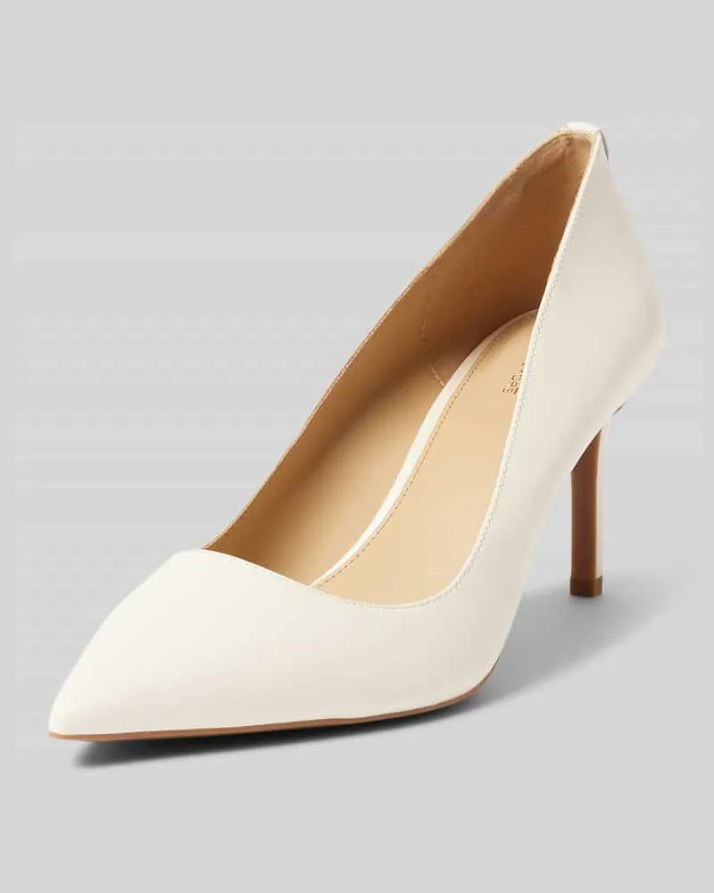 Michael Kors Pumps mit Label-Applikation Modell 'ALINA Offwhite