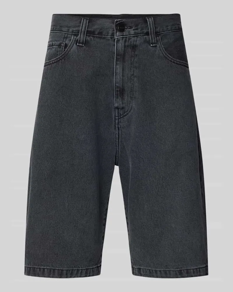 Carhartt WIP Jeansshorts mit Eingrifftaschen Modell 'LANDON Black