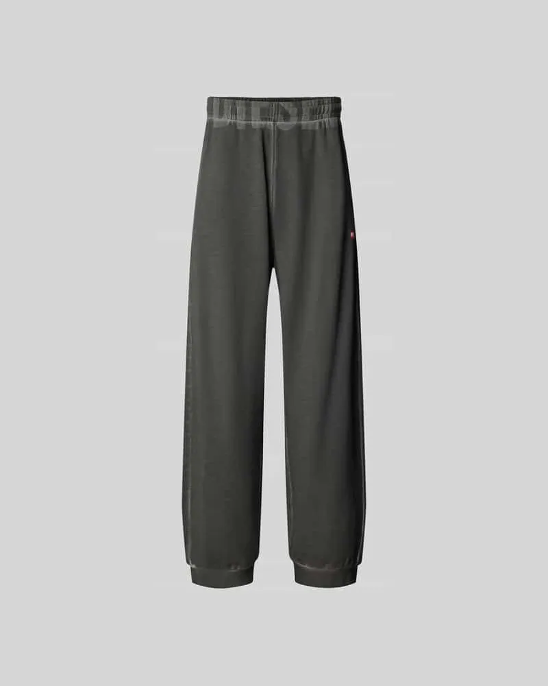 Diesel Sweatpants mit elastischem Bund Black