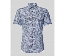 Slim Fit Freizeithemd mit Allover-Muster Modell 'Roan