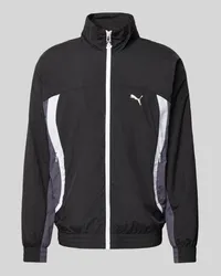 Puma Sweatjacke mit Logo-Print Modell 'CELLEBRATOR Anthrazit