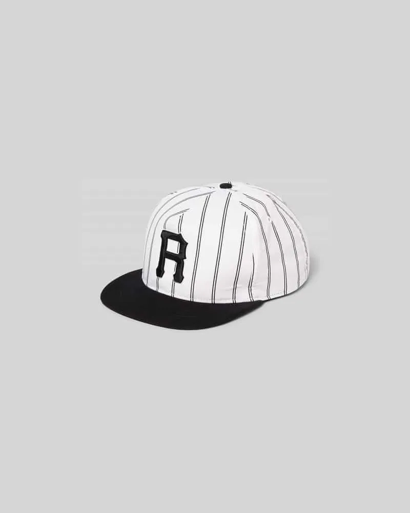 RHUDE Basecap mit Label-Stitching Weiss