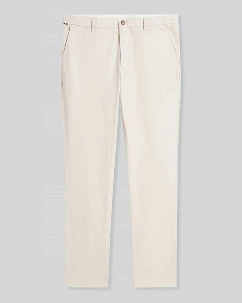 Tommy Hilfiger Slim Fit Chino aus Baumwoll-Mix Modell 'BLEECKER Beige