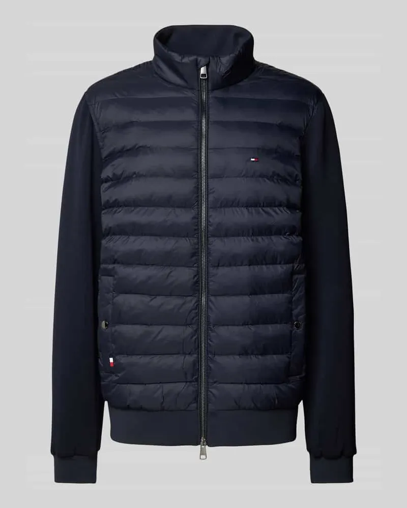 Tommy Hilfiger Steppjacke mit Stehkragen Modell 'MIX MEDIA Marine