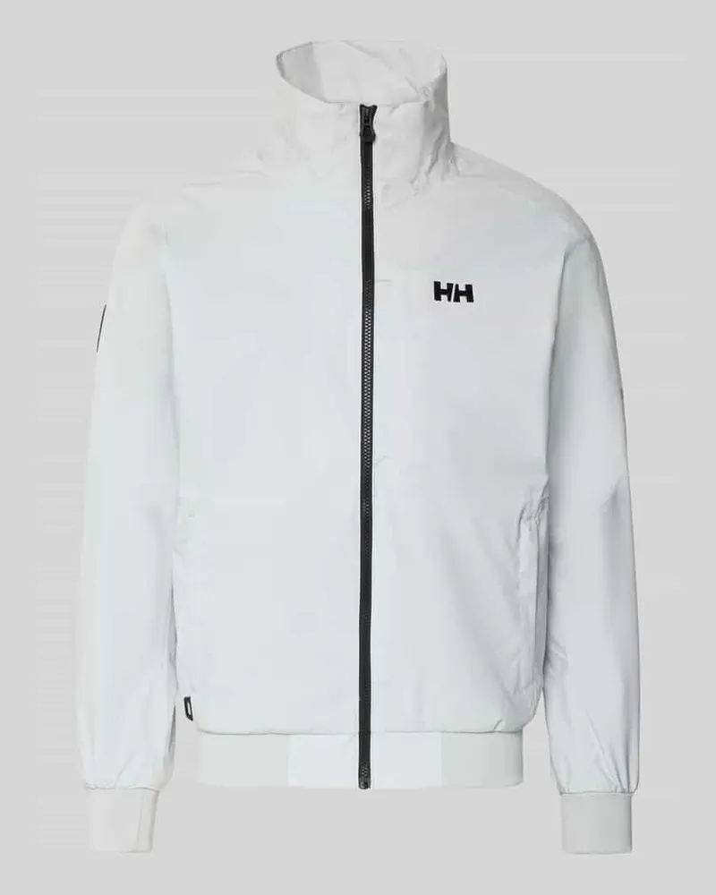 Helly Hansen Bomberjacke mit Stehkragen Modell 'RACING Hellgrau