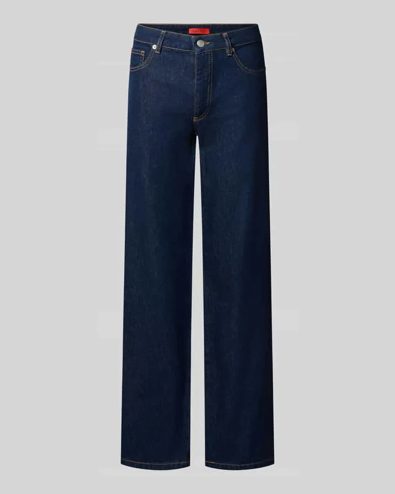MAX&Co. Loose Fit Jeans aus reiner Baumwolle Modell 'CALESSE Dunkelblau