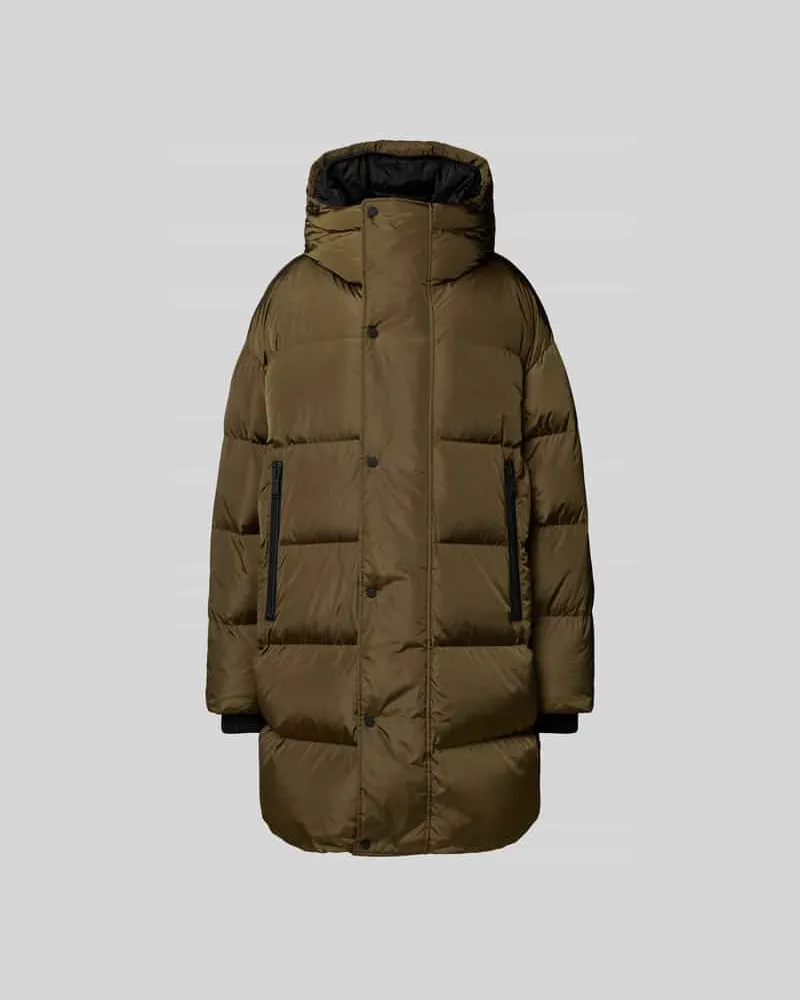 Dsquared2 Steppmantel mit Kapuze Khaki