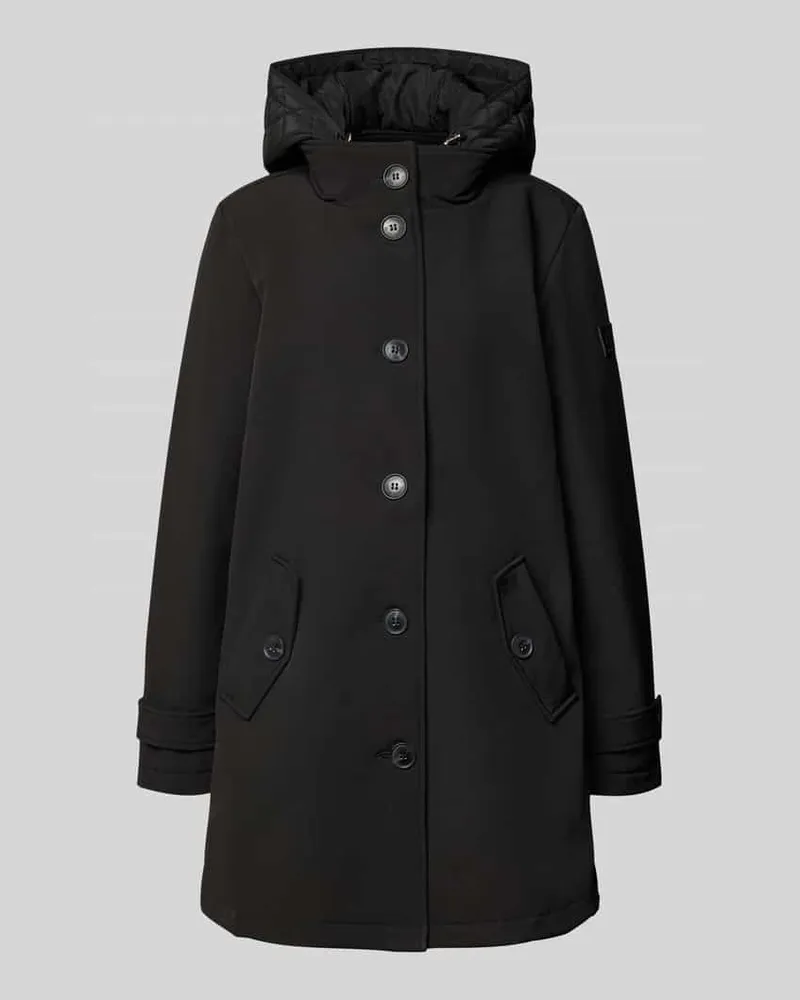 Ralph Lauren Softshell-Jacke mit Kapuze Black