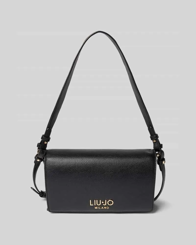 Liu Jo Handtasche mit Label-Applikation und Schulterriemen Black