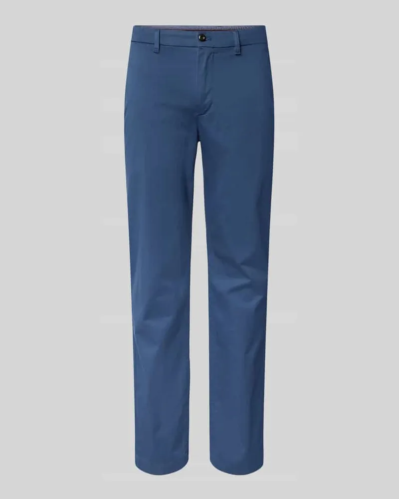 Tommy Hilfiger Straight Leg Chino mit Strukturmuster Modell 'DENTON Jeansblau