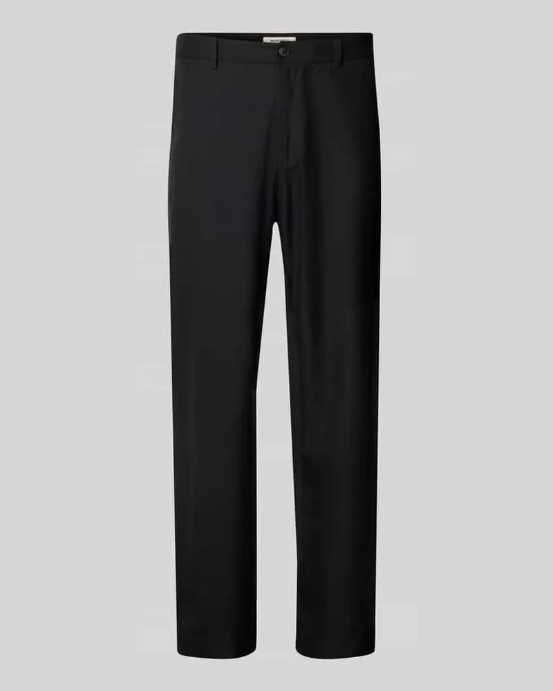 Wood Wood Hose aus Woll-Mix mit Gesäßtaschen Modell 'Henry trousers Black
