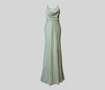 Abendkleid mit Wasserfall-Ausschnitt