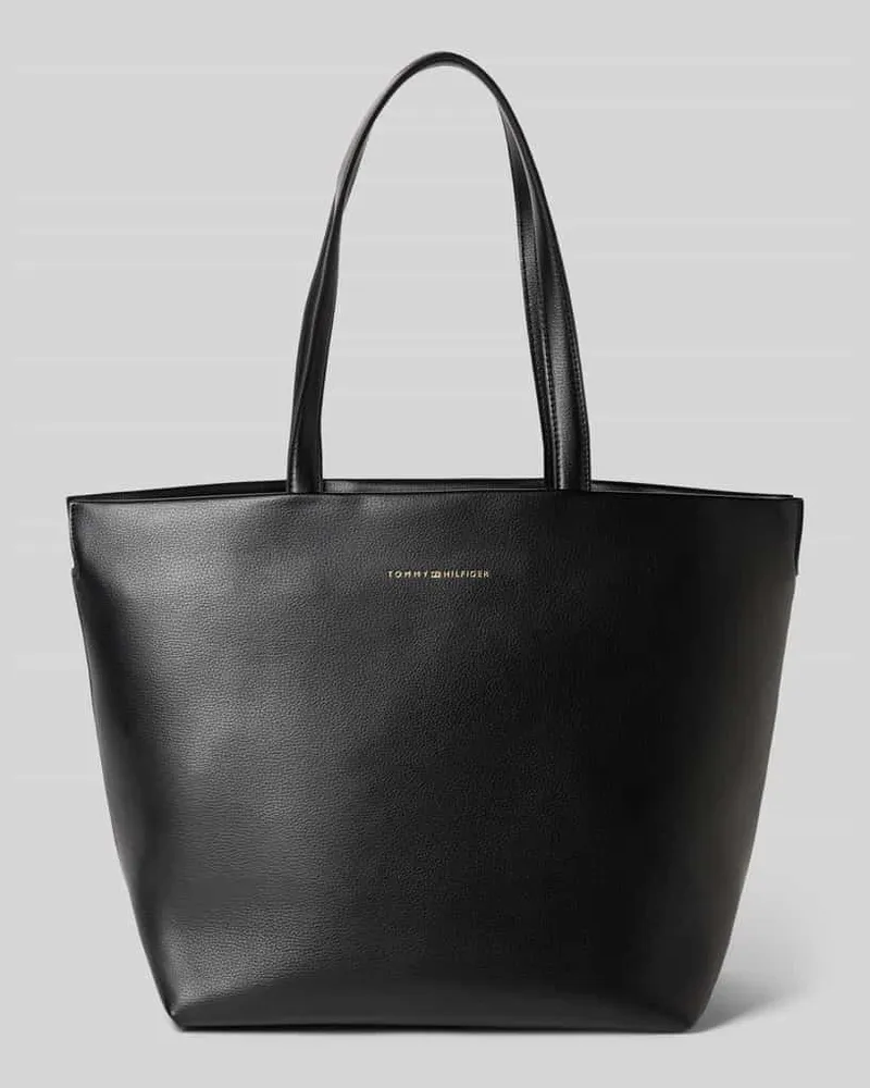 Tommy Hilfiger Shopper mit Label Print Black