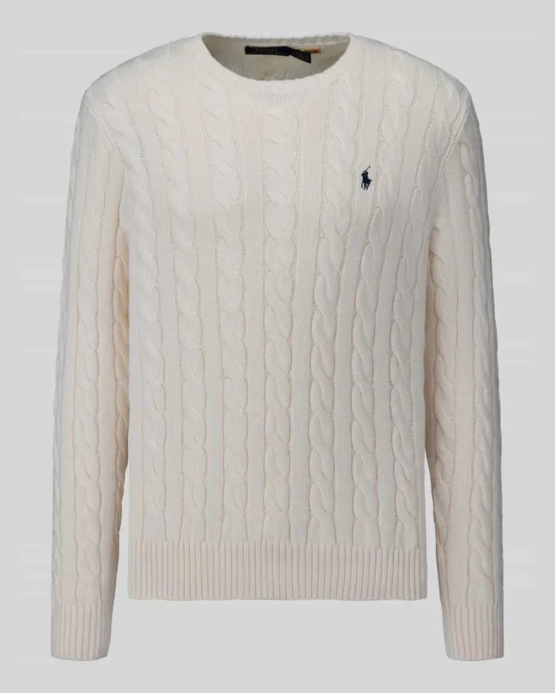 Ralph Lauren Pullover mit Logo-Stitching Offwhite