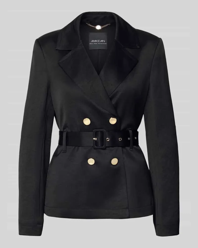 Marc Cain Blazer mit Reverskragen Black