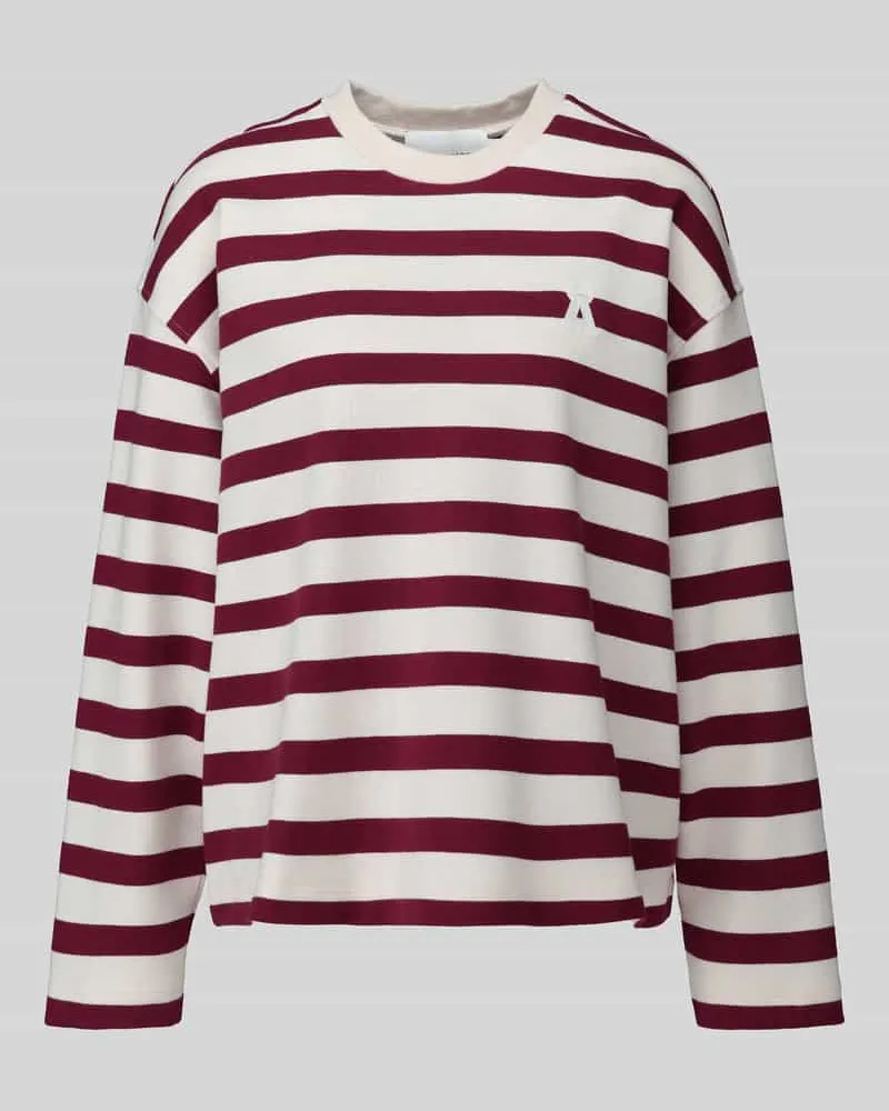 Armedangels Oversized Sweatshirt aus reiner Baumwolle Modell 'FRANKAA Bordeaux