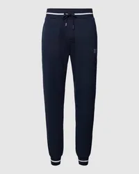 HUGO BOSS Sweatpants mit elastischem Bund und Tunnelzug Marine