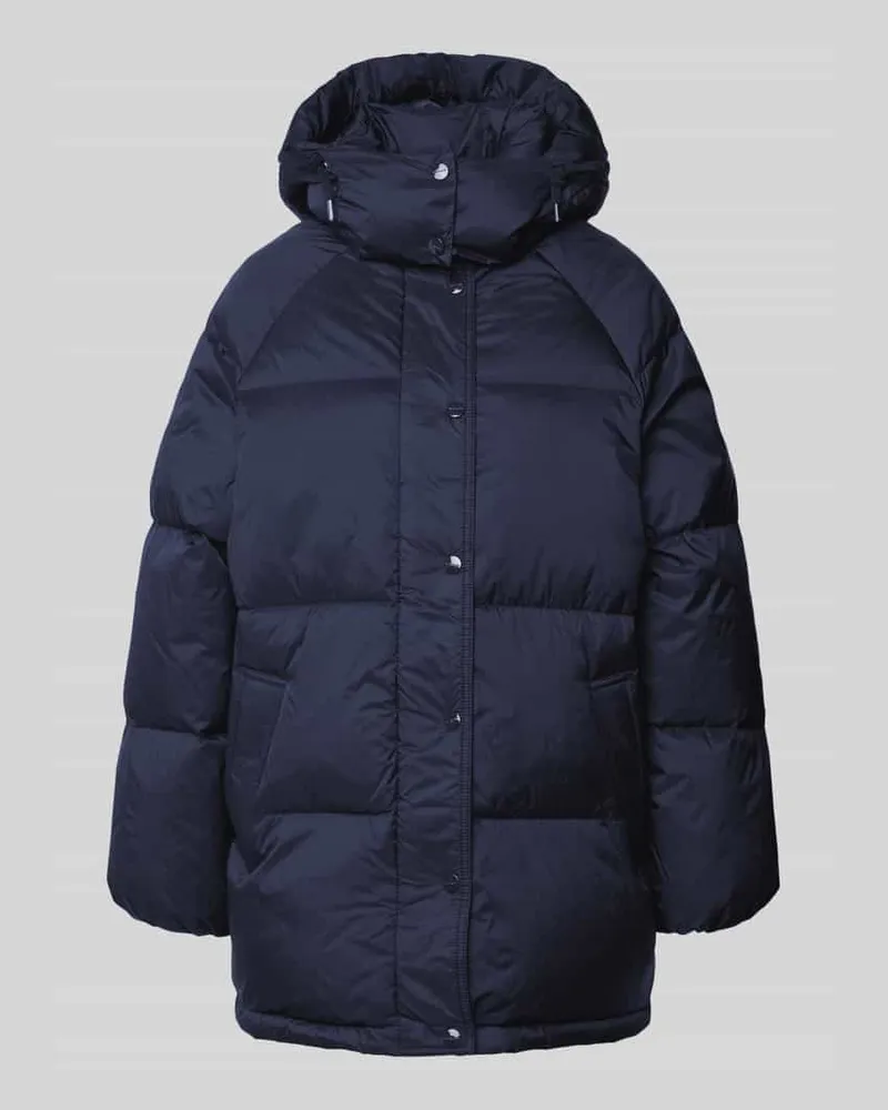 Gant Steppjacke mit Kapuze und Eingrifftaschen Marine