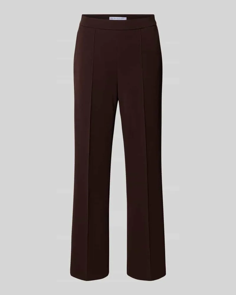 RAFFAELLO ROSSI  Straight Fit Bundfaltenhose Modell 'RENEE Dunkelbraun