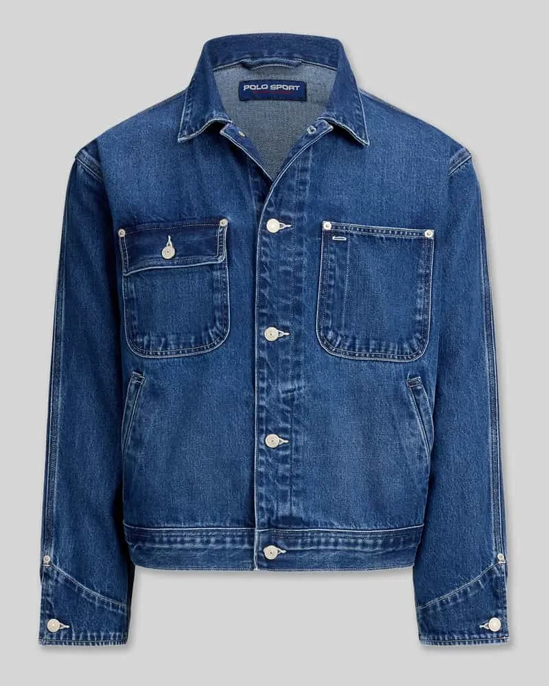 Ralph Lauren Regular Fit Jeansjacke aus reiner Baumwolle Jeansblau