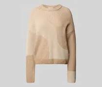 Loose Fit Strickpullover aus Woll-Baumwoll-Mix Modell 'MAYRAA VANISE