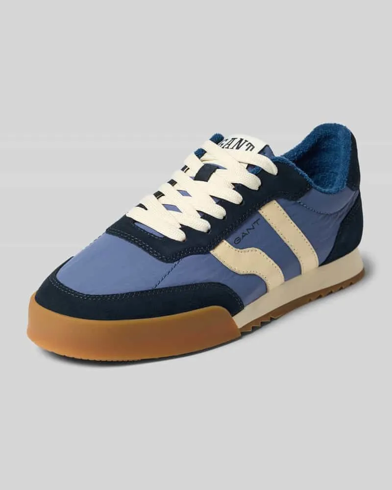 Gant Sneaker aus Leder-Mix mit Logo-Detail Modell 'Baylle Marine