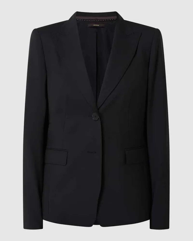 windsor. Blazer aus Schurwollmischung Black