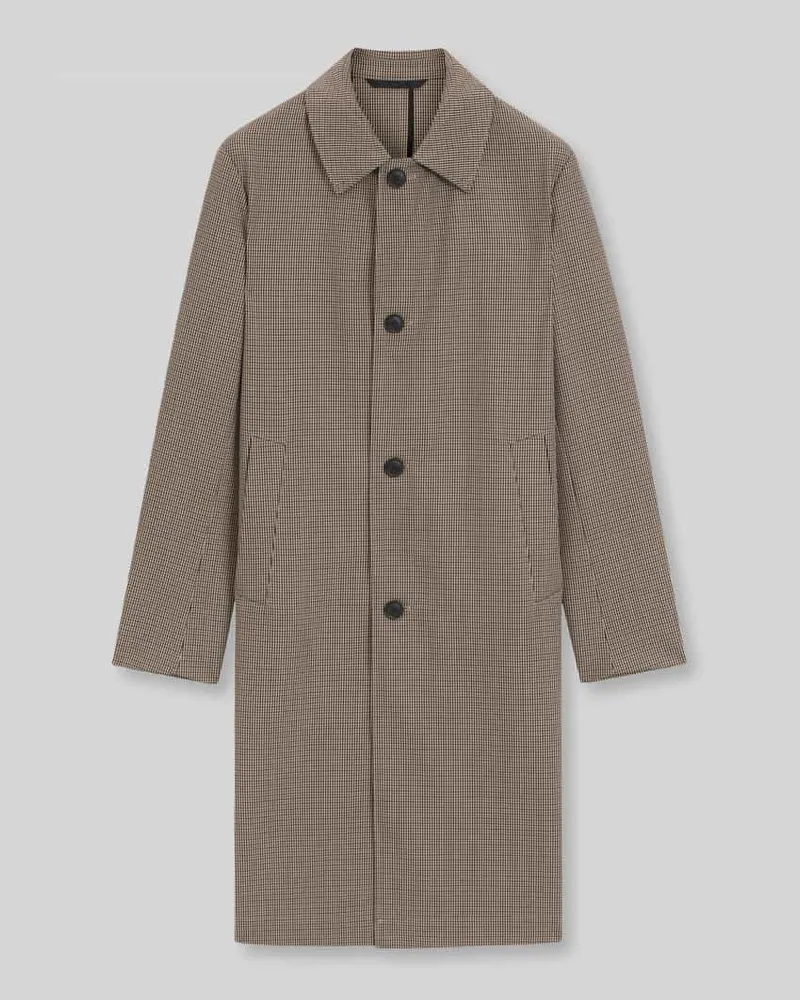 HUGO BOSS Relaxed Fit Wollmantel aus reiner Schurwolle Modell 'C-Clark-264 Beige