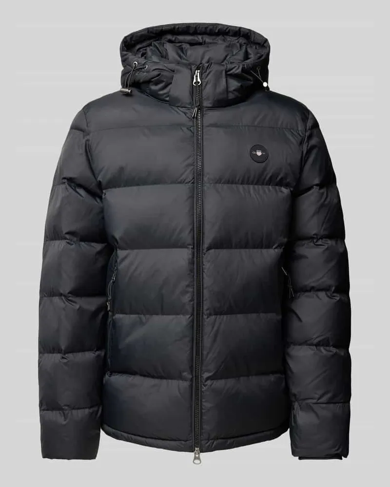 Gant Steppjacke mit Label-Patch Black