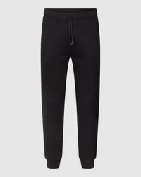 Guess Sweatpants mit Label-Applikation Modell 'ALDWIN Black