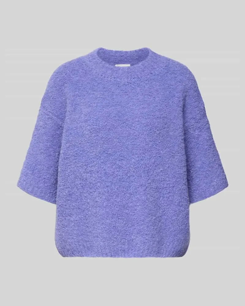 American Vintage Strickpullover mit gerippten Abschlüssen Modell 'ZOLLY Flieder