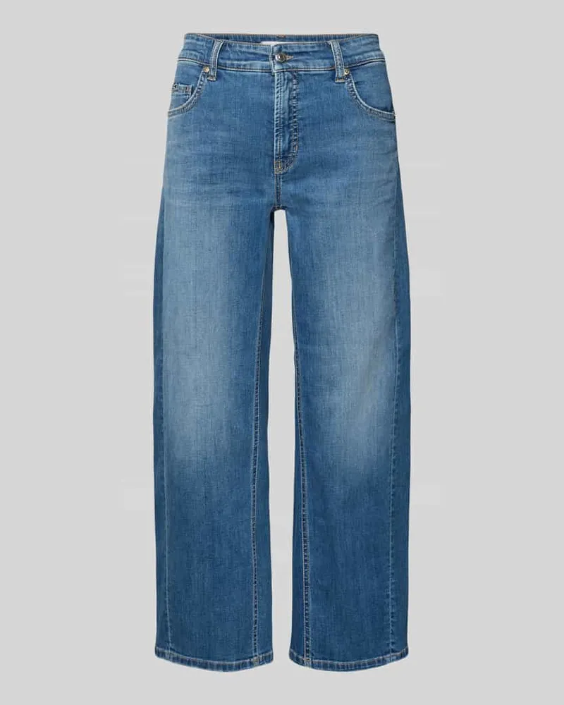 Cambio Jeans im Used-Look Modell 'ORIA Blau