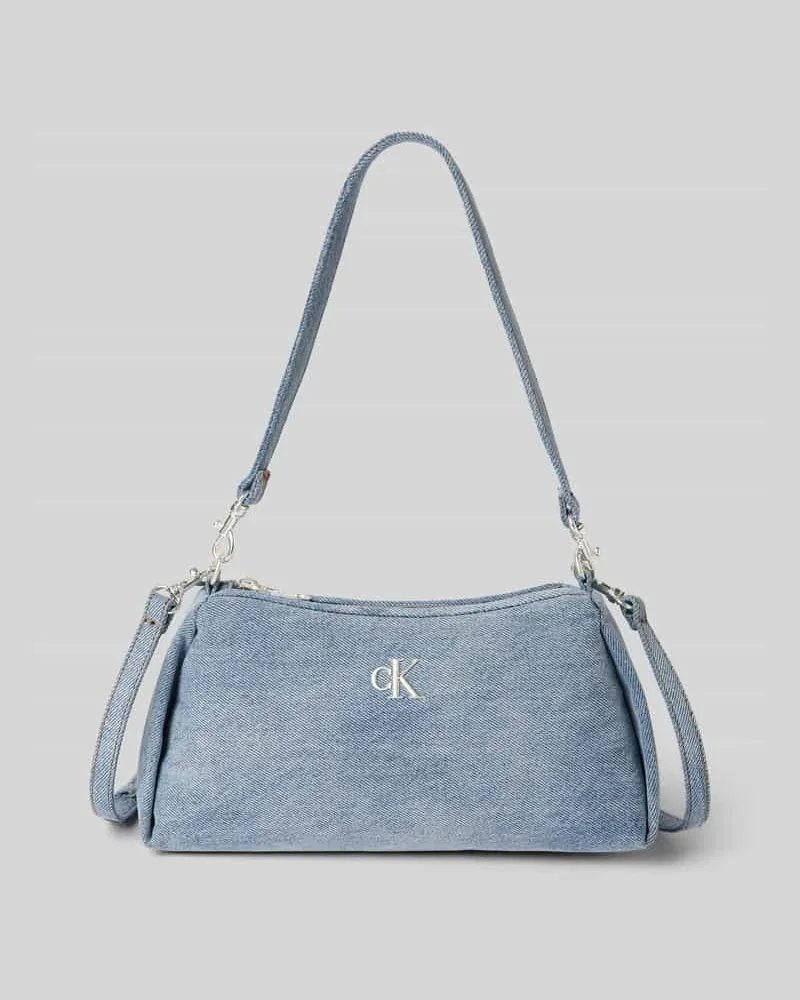 Calvin Klein Handtasche mit Label-Stitching Jeansblau