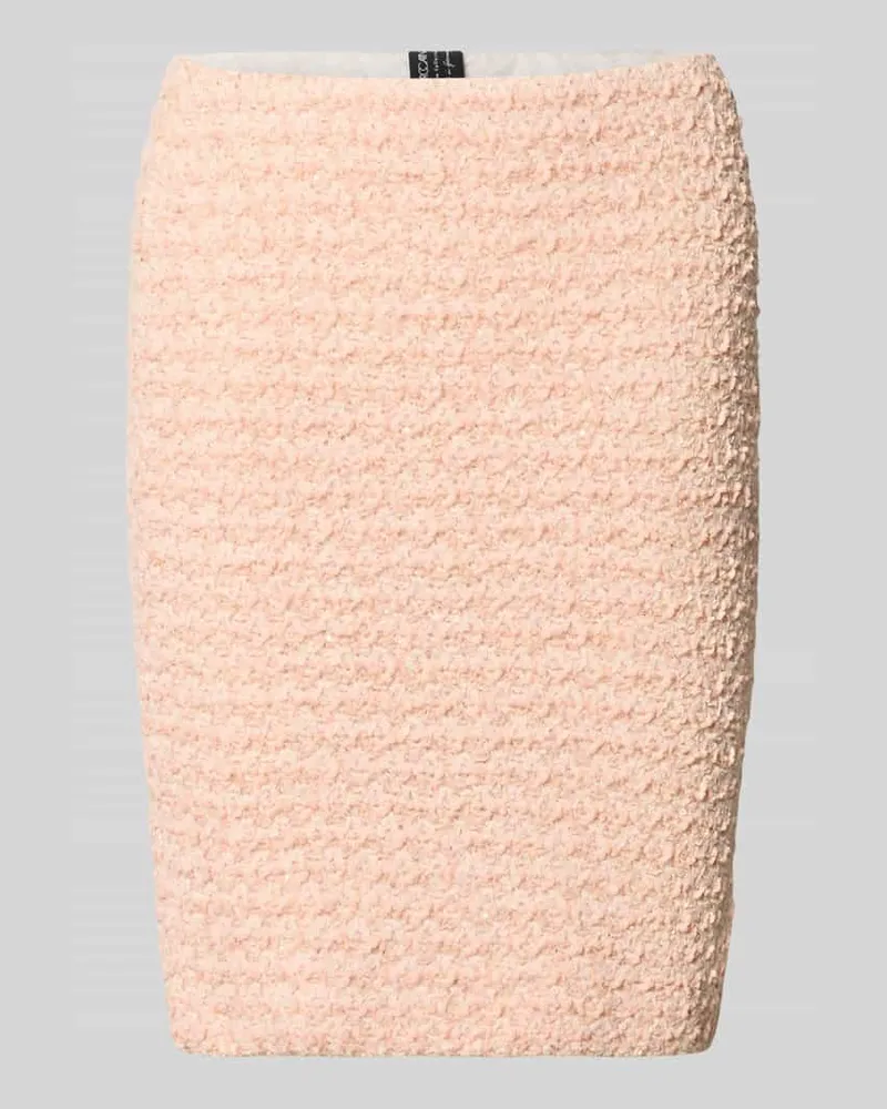 Marc Cain Knielanger Rock aus Baumwoll-Mix Rose