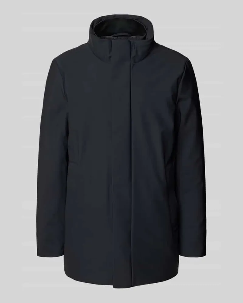 Bugatti Jacke mit Stehkragen und verdecktem Reißverschluss Black