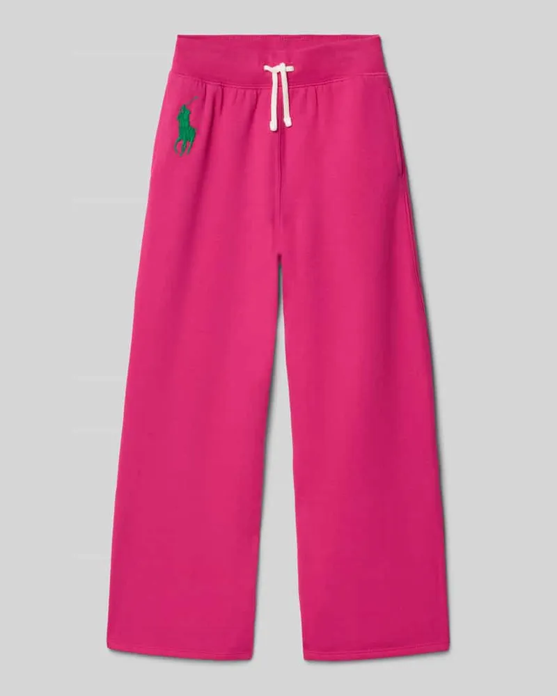 Ralph Lauren Regular Fit Sweathose aus Baumwoll-Mix Pink