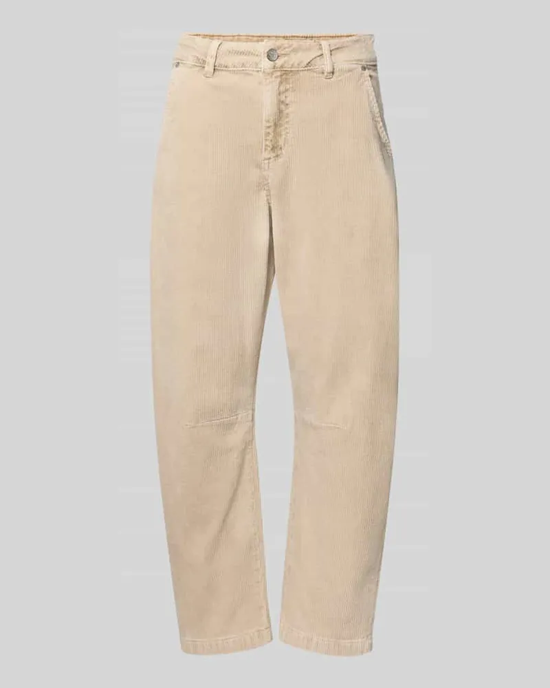 Buena Vista Relaxed Fit Cordhose mit Eingrifftaschen Modell 'BARREL CORDUROY Sand