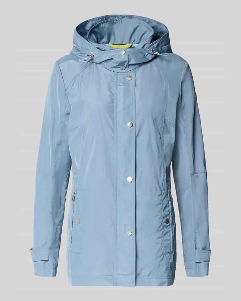 Fuchs Schmitt Regular Fit Jacke mit Logo-Print Bleu