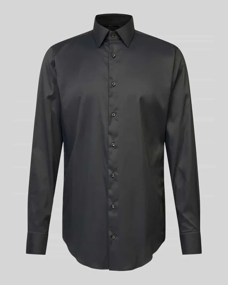 HUGO BOSS Regular Fit Businesshemd mit extra langem Arm Modell 'JOE Black