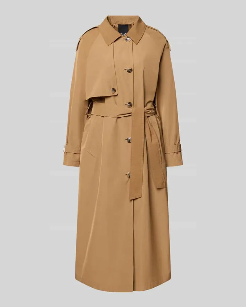 Fuchs Schmitt Trenchcoat mit Bindegürtel Camel