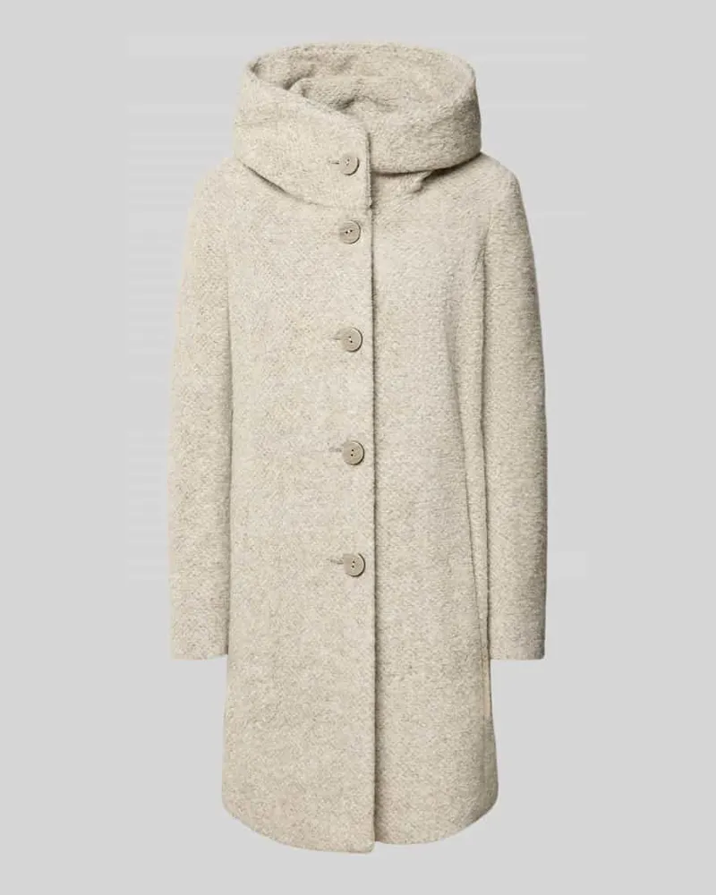 Milo Coats Mantel mit Knopfleiste Modell 'STELLA Ecru