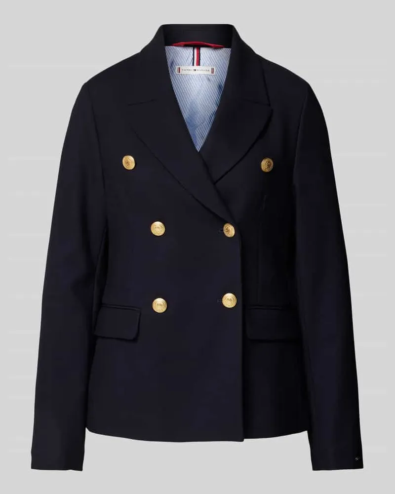 Tommy Hilfiger Blazer mit Pattentaschen Dunkelblau