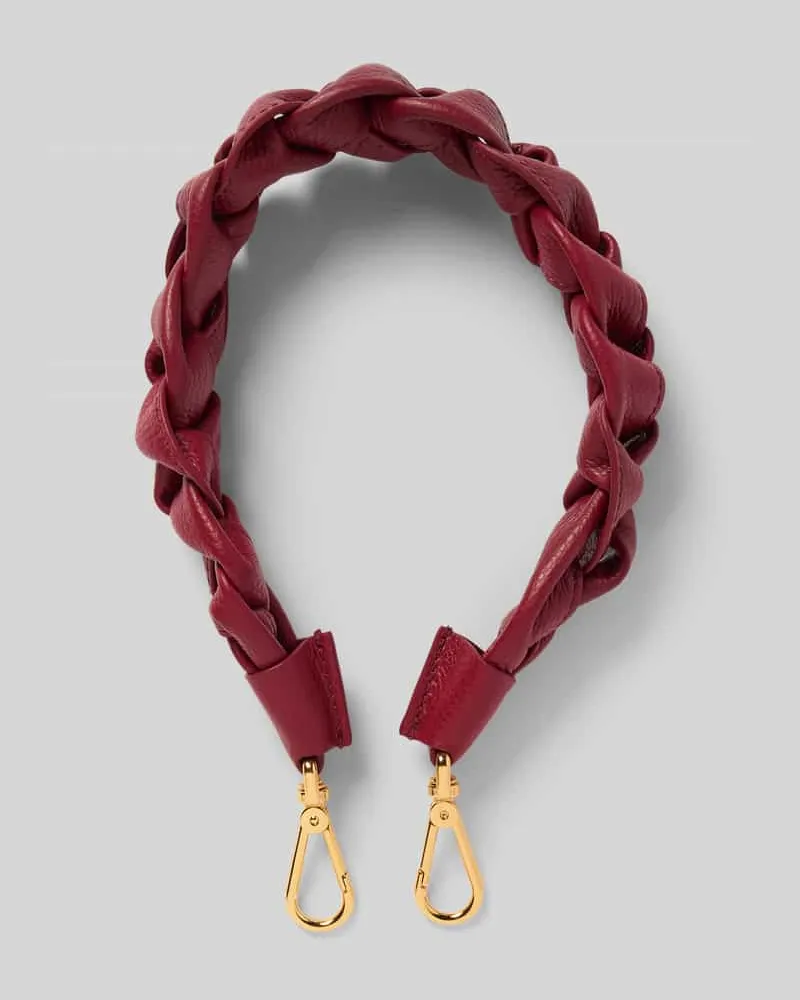 Coccinelle Anhänger in Flecht-Optik Modell 'Boheme Bordeaux