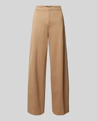 Drykorn Wide Leg Stoffhose mit Gesäßtaschen Modell 'FAE Camel