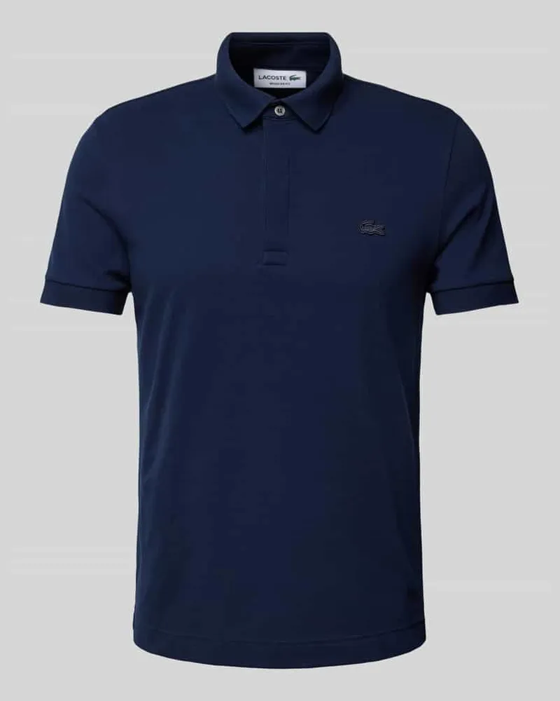 Lacoste Regular Fit Poloshirt mit Logo-Patch Modell 'CORE PIQUE Marine