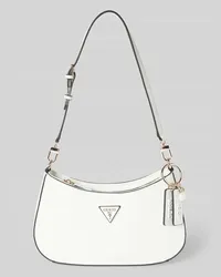 Guess Handtasche mit Label-Anhänger Modell 'NOELLE Weiss