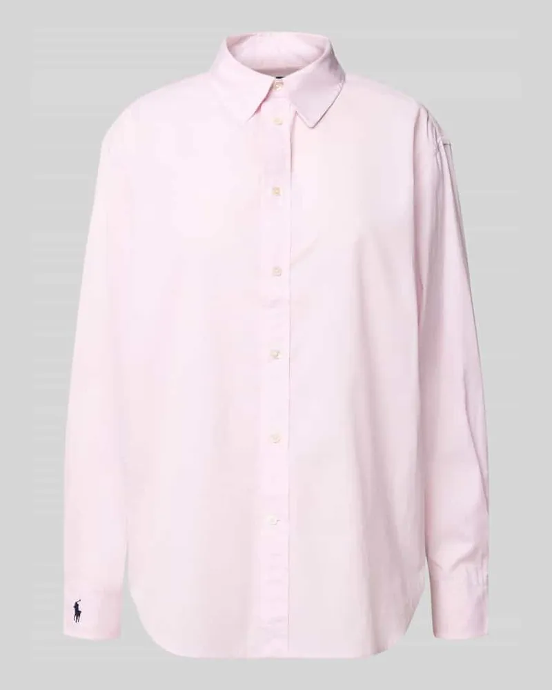 Ralph Lauren Hemdbluse mit Knopfleiste Rose